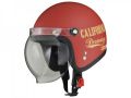 リード工業　 MOUSSE　スモールジェットヘルメット　ドリーミンレッド