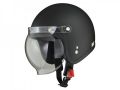 リード工業　MOUSSE　スモールジェットヘルメット　ハーフマットブラック　57cm〜60ｃｍ未満