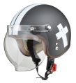 リード工業　NOVIA　ジェットヘルメット　クロスブラック