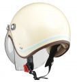 リード工業　NOVIA　ジェットヘルメット　ラインアイボリー