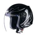 リード工業　ジェットヘルメット　ＳＪ-9　ＬＬサイズ　(61〜62センチ)　ブラック