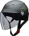 リード工業 ゾーク ZORK ハーフヘルメット シールド付き  (60-62cm)　マッドグリーン