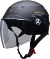 リード工業 ゾーク ZORK ハーフヘルメット シールド付き  (60-62cm)　マッドブラック